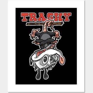 Trashy Cute Possum Posters and Art